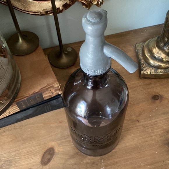 MAGNOLIA HOME  Vintage Glass Seltzer Bottle - Picture 3 of 6